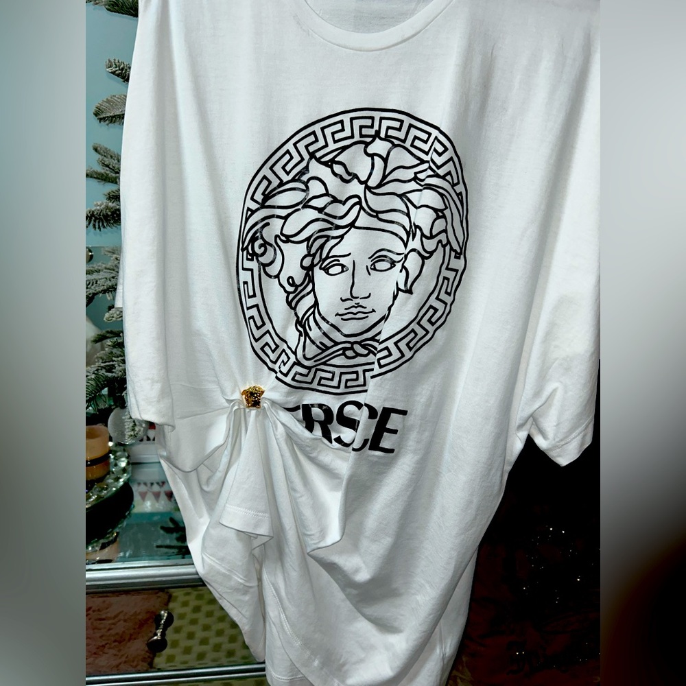 VERSACE SAFETY PIN SHIRT